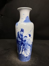 青花花瓶，人物故事，