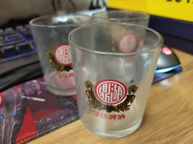 肇庆啤酒杯 鼎湖牌 八、九十年代产品 不包邮