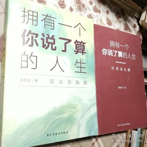 武志红：拥有一个你说了算的人生·活出自我篇