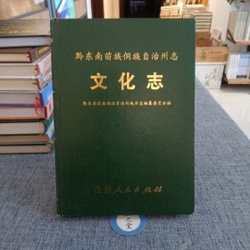 黔东南苗族侗族自治州志.文化志