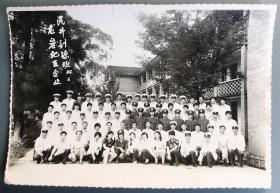 福建龙岩老照片，1985年，龙岩地区企业民兵训练班