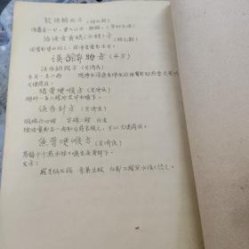 广州中医学院教职工献方特辑--1965年油印本欠缺46-49、54-58页，最后为80面