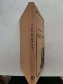 【英文原版书】Readings in Literary Criticism 13 ：CRITICS ON WHITMAN