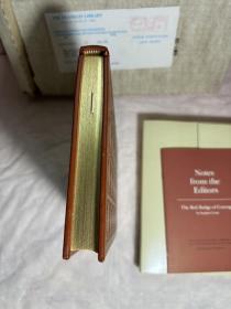 《红色英勇勋章》斯蒂芬·克莱恩，带原始包装，The Red Badge of Courage by Stephen Crane Franklin Library ,富兰克林出版社1979年出版，100 Greatest Books of All Time系列限量收藏版精装书
