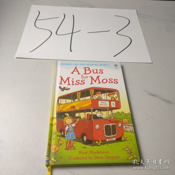 Usborne Very First Reading Book 3: A Bus for Miss Moss莫斯小姐的公共汽车
