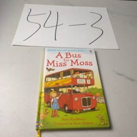 Usborne Very First Reading Book 3: A Bus for Miss Moss莫斯小姐的公共汽车