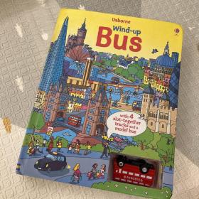 USBORNE Wind Up Bus 英国巴士轨道书