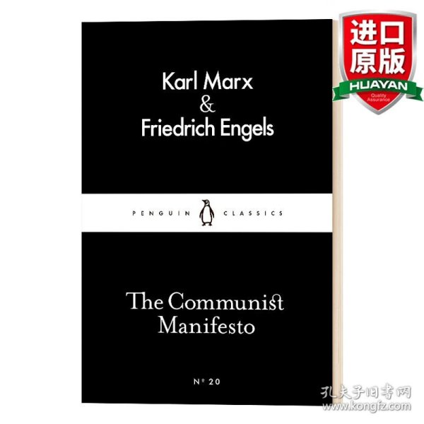 英文原版 The Communist Manifesto 共产党宣言 企鹅经典小黑书 Little Black Classic 英文版 进口英语原版书籍