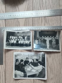 80年代~黑白老照片集体~3张合售
