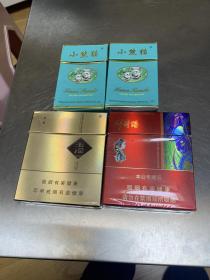 烟标三种四枚合售（小熊猫②·玉溪和谐①·阿诗玛1956①）专供出口