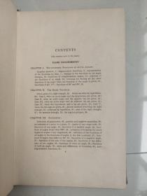 Plane trigonometry and tablets   英文原版  精装小16开 1903年 (好似是真皮硬封)扉页有"天津 华洋书庄 大胡同"(繁体)印