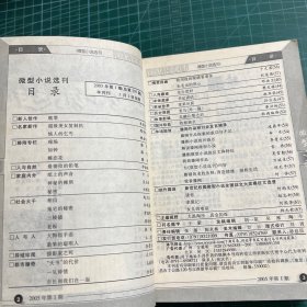 微型小说选刊2005.1-3.5-12（11册合售）