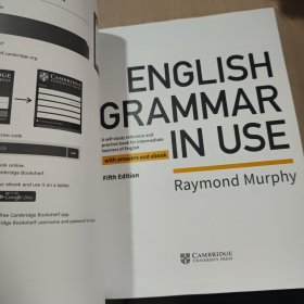 剑桥英语语法书 英文原版English Grammar in Use中级