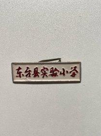 老校徽—东台县实验小学，铝质