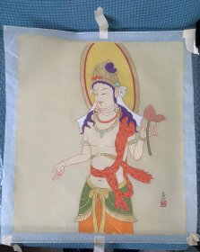 日本，佛画、绢画，描金，观音宝像