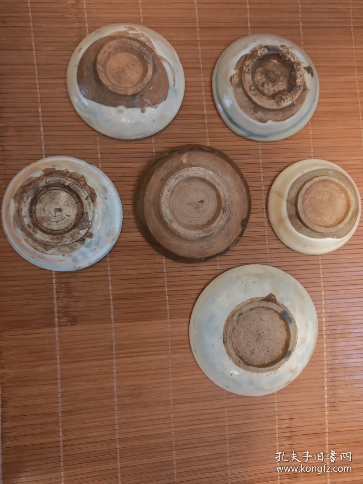 六件老瓷器合售放漏拍包老