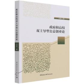 政府和高校双主导型公益创业论