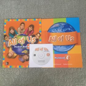 All of Us 4（Student Book+Workbook) 2册 附光盘