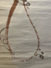 古筆葫芦图【龟田鹏斋】 1752 - 1826（宝历二~文政九）75岁。名长兴, 又名图南，字稚龙，号墨江老渔、善身堂、心卿，通称文 左卫门。江户（今东京）人。甚笃山水，喜酒后泼墨，挥洒 丹青，兼工书法，字在欧柳之间,且著述较多。