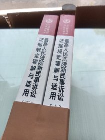 最高人民法院新民事诉讼证据规定理解与适用上下册