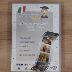 11光盘DVD: l italien avec victor       一张光盘 盒装