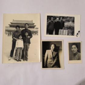 老照片4枚合售&
