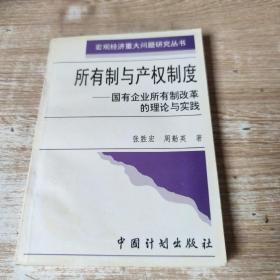 所有制与产权制度:国有企业所有制改革的理论与实践