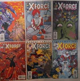 美国漫画：X战警Xmen系列 Xforce 6册合售