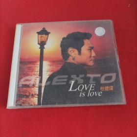 VCD：杜德伟 LOVE IS LOVE  光盘2张