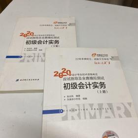 东奥初级会计2020 轻松过关1 2020年应试指导及全真模拟测试初级会计实务 (上下册) 轻一