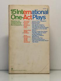 《世界经典独幕剧15部合集》    15 International One-Act Plays [ Washington Square Press 1969年版 ]（戏剧）