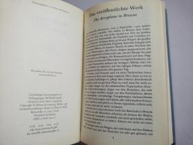 【德文】卡夫卡作品集 （Franz Kafka: Das erzählerische Werke Ⅰ.II
【两册合售】