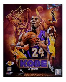 科比布莱恩特亲笔签名照海报
已故篮球巨星科比布莱恩特签名NBA官方原版海报，限量带编号，含NBA官方镭射激光防伪认证标签。尺寸：25×23厘米