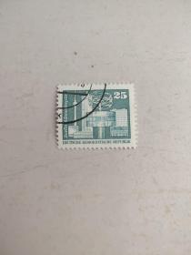 德国东德1980年 普票 亚历山大广场 雕刻版邮票
