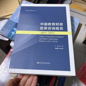 中国教育财政政策咨询报告(2015-2019)/中国教育财政研究丛书