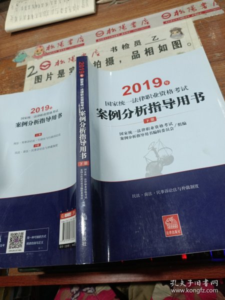 司法考试2019 2019年国家统一法律职业资格考试案例分析指导用书（全2册）