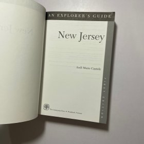 英文原版Explorer's Guide New Jersey新泽西探险家指南