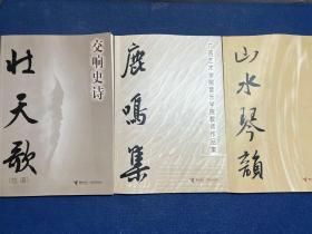 壯天歌、鹿鳴集、壯天歌（3本合售）