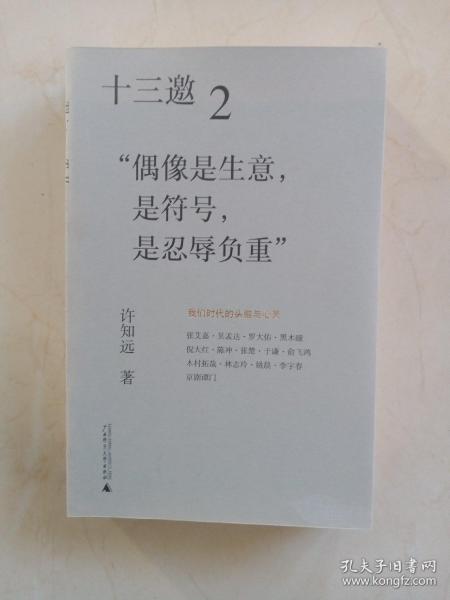 十三邀2：偶像是生意，是符号，是忍辱负重