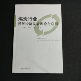 煤炭行业循环经济发展理论与应用