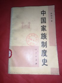 中国家族制度史