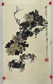 曾德甫   83/50  立轴
笔名卓之，1924年生，重庆璧山县人。擅画梅花，人称“曾梅花”。现为重庆文史研究馆馆员，重庆国画院画师、高级美术师，江苏正则画院特约画师，永川区文联顾问，永川美协、书协、老年书画研究会名誉主席，永川诗词学会顾问。他早年在璧山上学时，有幸师从江苏来璧山开办正则艺专的吕凤子、谢孝思先生，后又在北碚健生艺专成为苏葆桢的弟子，