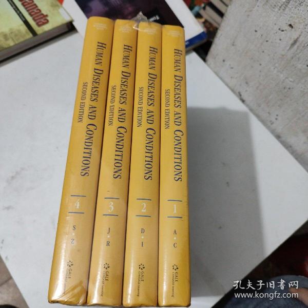 HUMAN DISEASES AND CONDITIONS VOL 1-4 人类疾病和状况第1-4卷