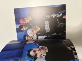 StrayKids专辑ODDINARY首发版梅尼耶 (CD光盘+贴纸+海报+卡片) 韩版原版 蓝色版 (光盘已试听,可以正常播放完整)