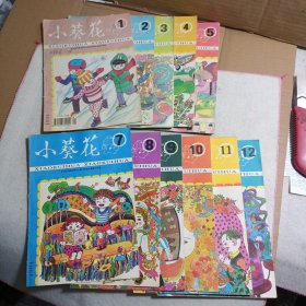 小葵花画刊1994年1-12期全年缺6 共计11本合售