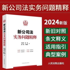 新公司法实务问题精释