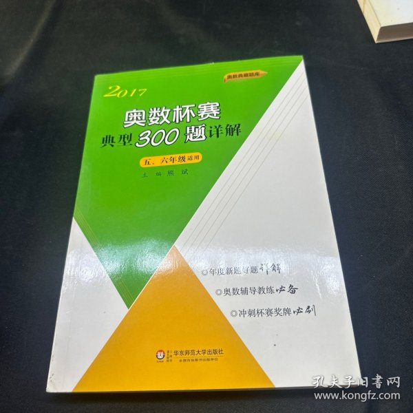 奥数杯赛典型300题详解·五、六年级（2017）