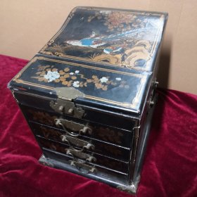 漆器首饰盒，30*22*27