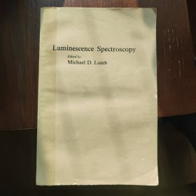 luminescence spectroscopy 发光光谱学 英文原版