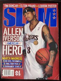 slam 杂志 英文 2003年4月 艾弗森